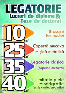 legatorie licenta 2012, legatorie copertare lucrari diploma 2012 Iasi, Bucuresti, Timisoara, Arad, Oradea, Sibiu, Brasov, Ploiesti